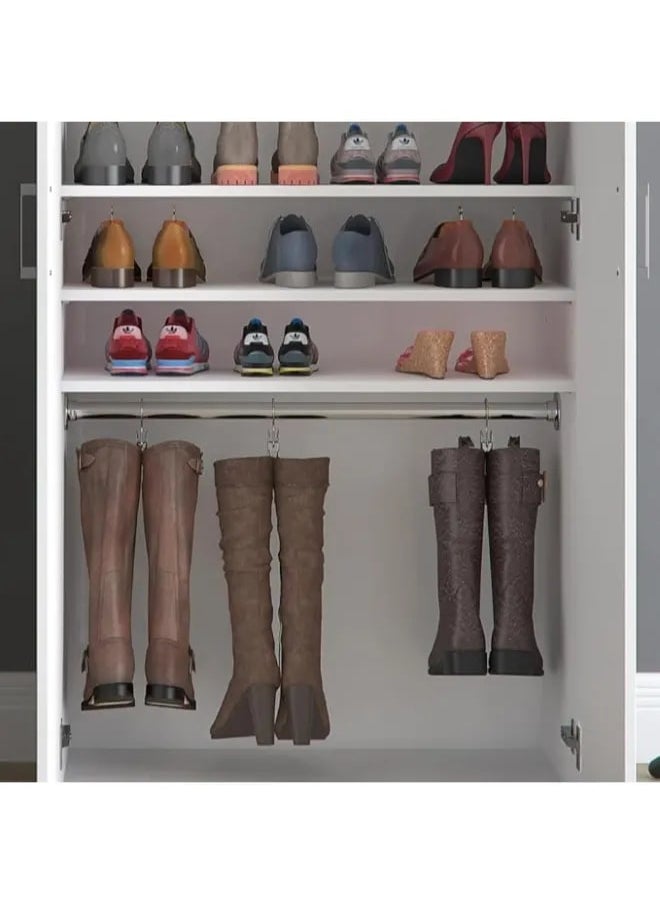 Shoe Storage Rack with 7 Shelves and Foldable Design – Easy Setup and Great for Apartments, Closets, or Entryways.
