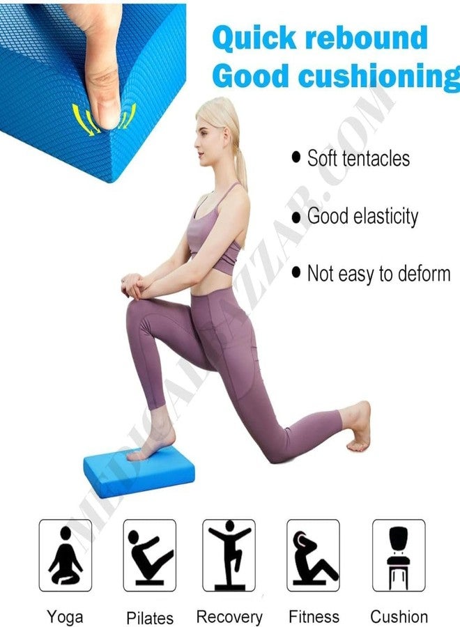 ACCOVED MedicalBazzar Exercise Balance Pad Non-Slip Cushioned Foam Mat Knee Pad for Fitness and Stability Training, Yoga, Physical Therapy (Blue, Foam Balance Pad Small(40x24x5.7cm)) - Image 5