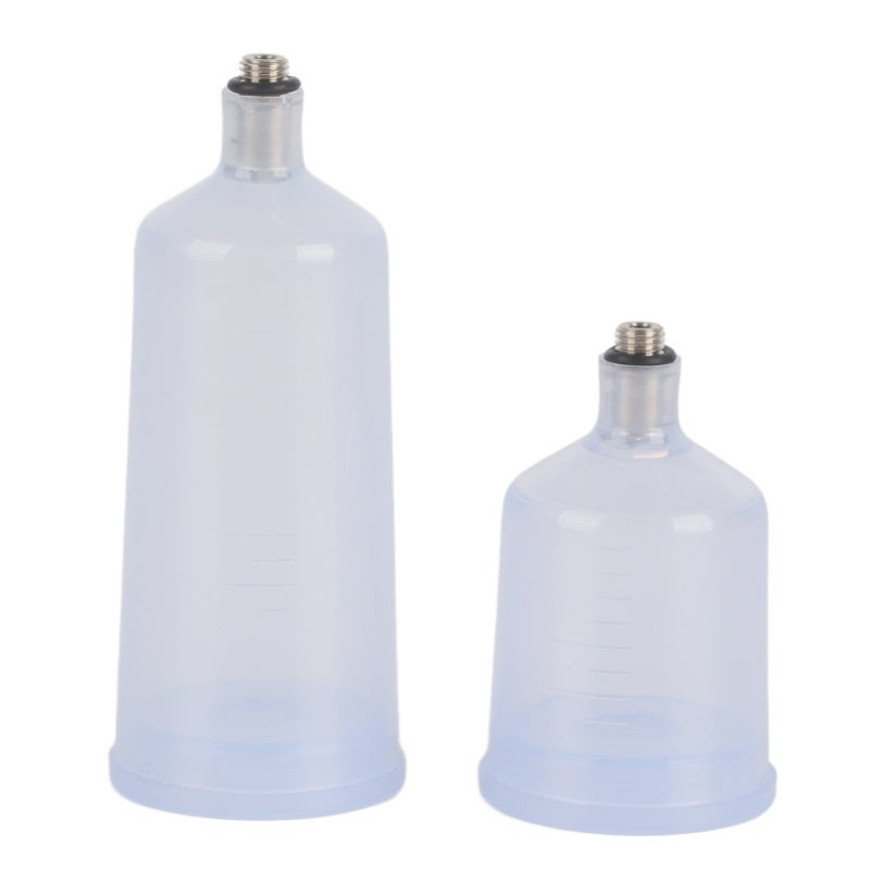 Large Capacity Paint Cup: High Strength Non-Toxic Plastic - Easy Install Replacement Cup for Spray Gun Users, Airbrush Artists and Spray Paint Projects - Image 1