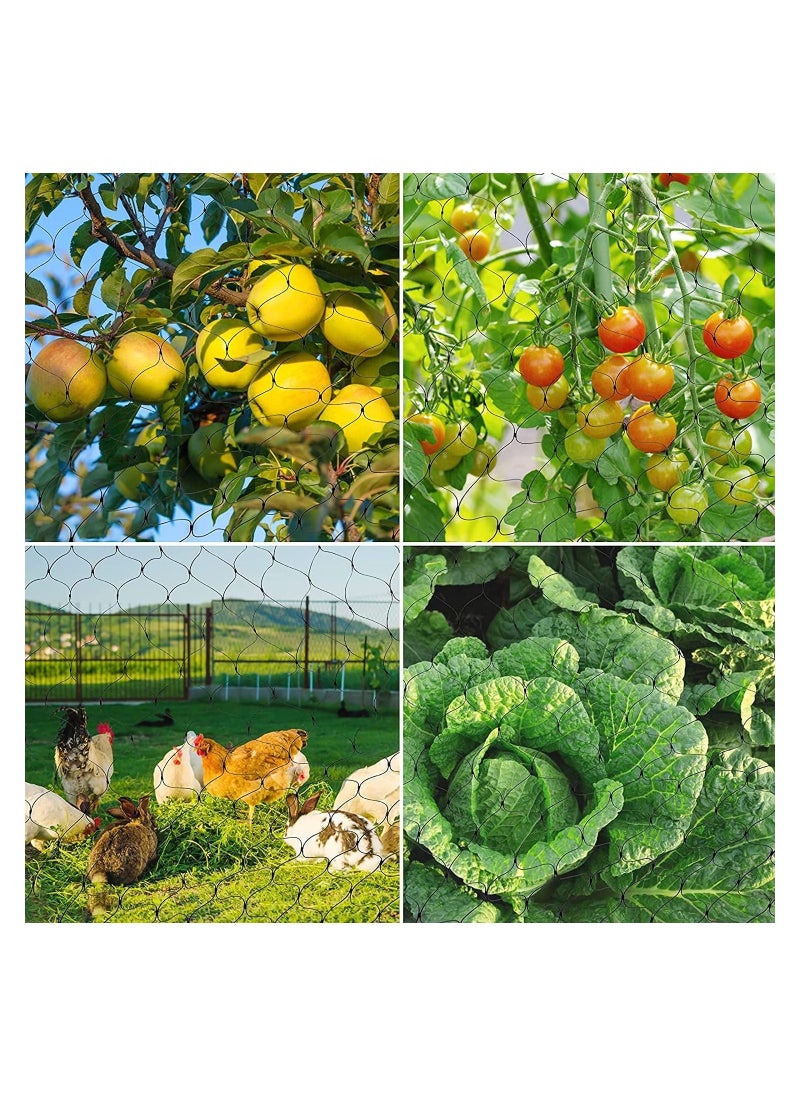 Garden Reusable Anti Bird Protection Mesh Netting Protect Seedlings Plants Flowers Fruit Green 2 x 10M
