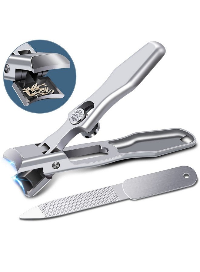 درمود مقص أظافر للرجال مع ماسك، مقص أظافر متين للأظافر السميكة لكبار السن، مقص أظافر ألماني محمول حاد للغاية مع فم واسع، مقص أظافر من الفولاذ المقاوم للصدأ مضاد للرذاذ - Image 1