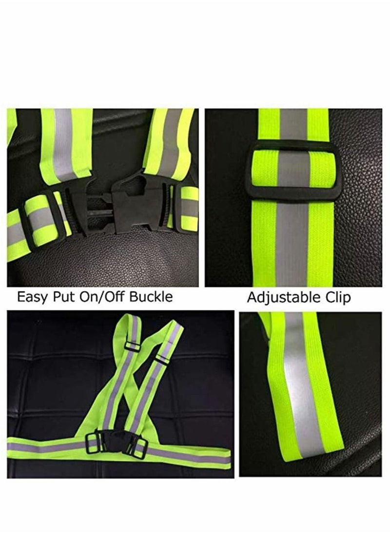 Reflective Vests 2PCS Lightweight Bright Safety Vest High Visibility Adjustable For Night Running Hiking Cycling Walking Jogging Reflector Men Women Kids - pzsku/Z29063F5A8E0F0E85267AZ/45/_/1666869282/836ad29b-2c4a-4aea-b3a5-f8d2eba15211