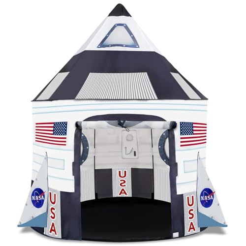 ArtCreativity Kids Tent Indoor Pop up Play Tent for Kids Outer Space Party Decorations Space Toys for Ages 412 Indoor Outdoor Playhouse Spaceship Playhouse for Birthday Party Decoration - Image 1