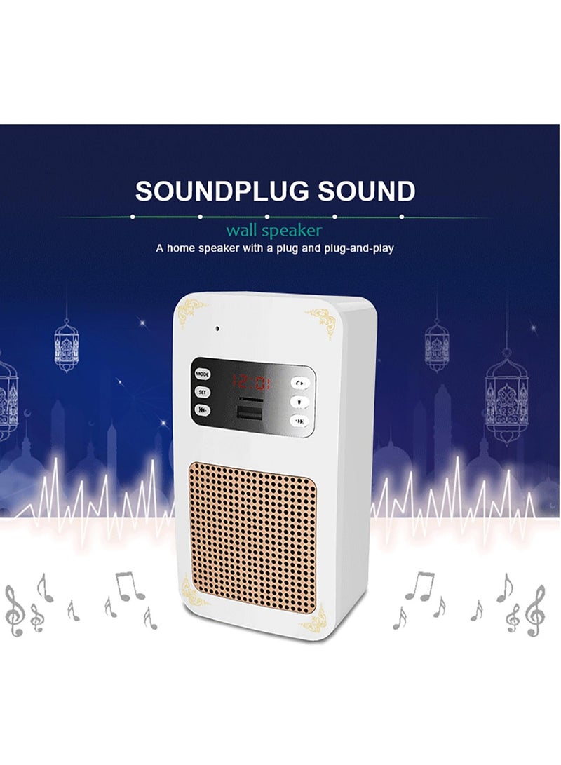 TIGER Qur'an Speaker Remote Lamp – Wall-Mounted Music Player with Remote Control, APP Function, Bluetooth Quran Speaker, LED Lamp for Home, Mosque, and Office Use - Image 5
