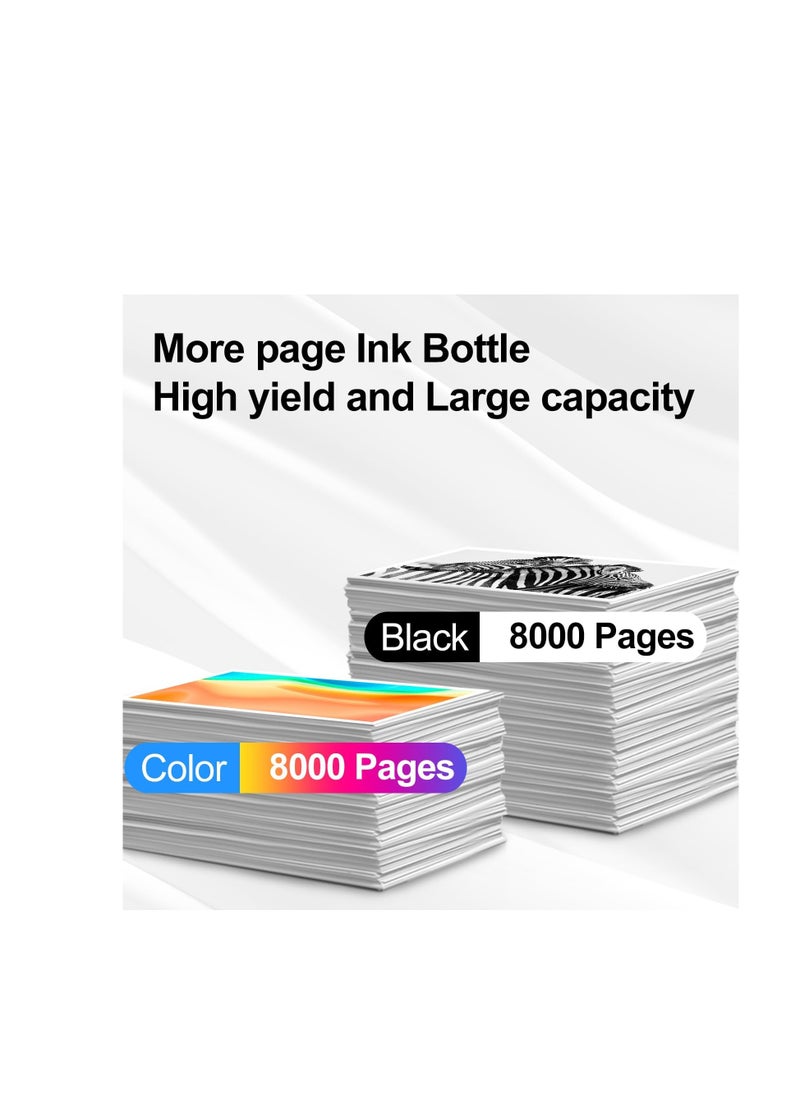 Terabyte - 103 4-colour Multipack, Replacement for L1110 L3110 L3111 L3150 L3151 L3156 L5190 L3160 Printer (Black, Magenta, Cyan, Yellow- 70ml) - Image 1