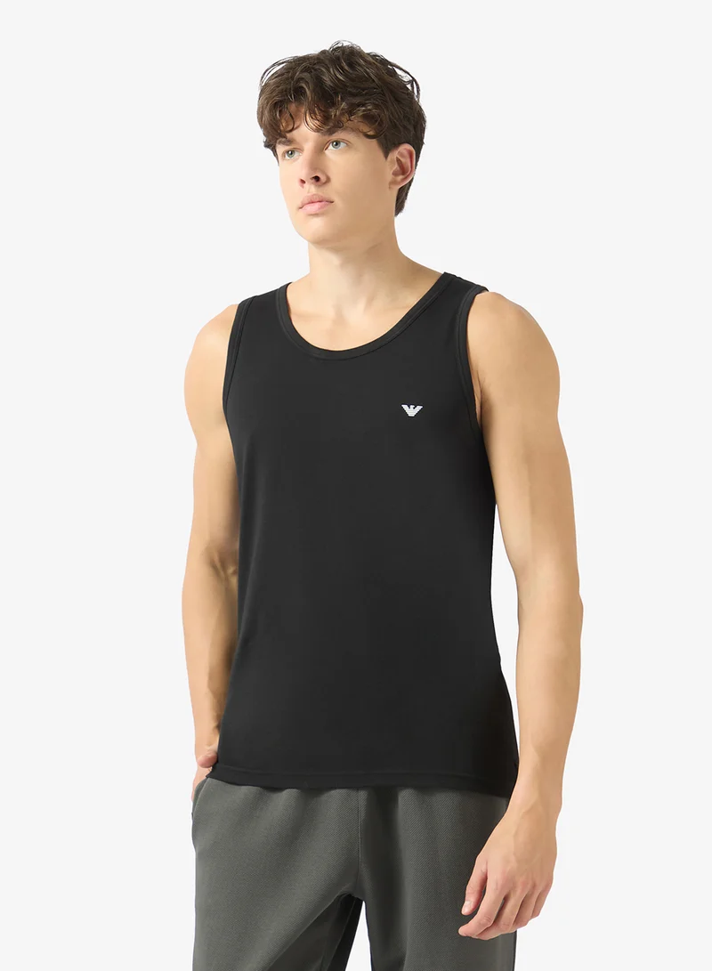 امبوريو ارماني Logo Crew Neck T-Shirt
