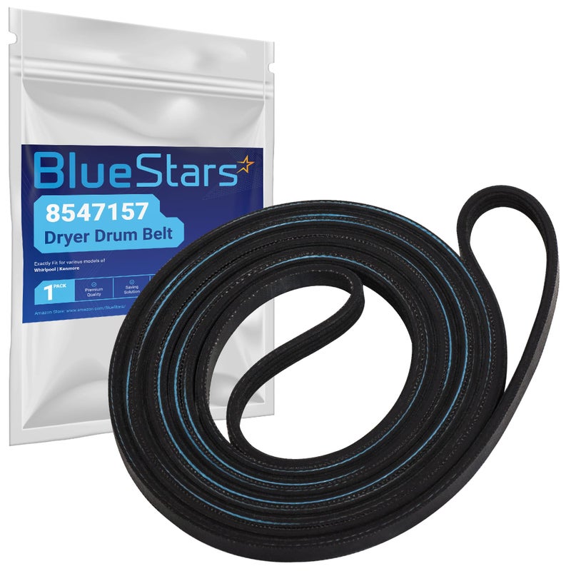 BlueStars Ultra Durable 8547157 Dryer Drum Belt 94 in Replacement Part - Compatible with Whirlpool & Kenmore Dryers - Replaces WP8547157 AP6013152 - Image 1