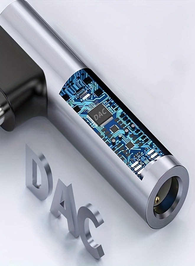 USB C to 3.5mm headphone jack adapter earphone audio adapter,DAC Earphone Stereo Mic HiFi Compatible with iPhone 15 Series,iPad Mini/Pro/Air,Samsung S23 Ultra S22 Huawei P60 P30 XiaoMi purple - Image 3