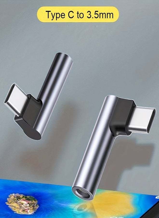 USB C to 3.5mm headphone jack adapter earphone audio adapter,DAC Earphone Stereo Mic HiFi Compatible with iPhone 15 Series,iPad Mini/Pro/Air,Samsung S23 Ultra S22 Huawei P60 P30 XiaoMi purple - Image 2