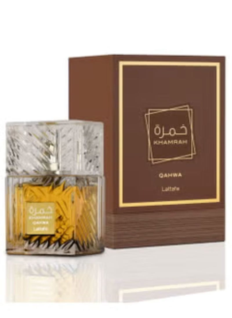 Lattafa Khamrah Qahwa  Eau De Parfum 100ml 