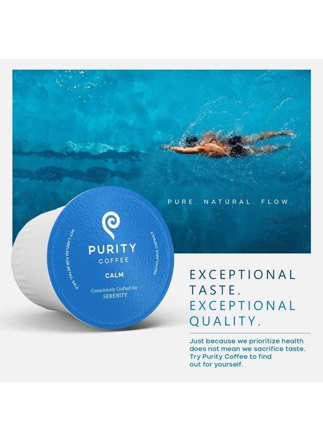 Purity Coffee CALM Decaf Medium Roast Organic Coffee - USDA Certified Organic Specialty Grade Arabica Single-Serve Coffee Pods - Third Party Tested for Mold, Mycotoxins & Pesticides - 12 ct Box - Image 5