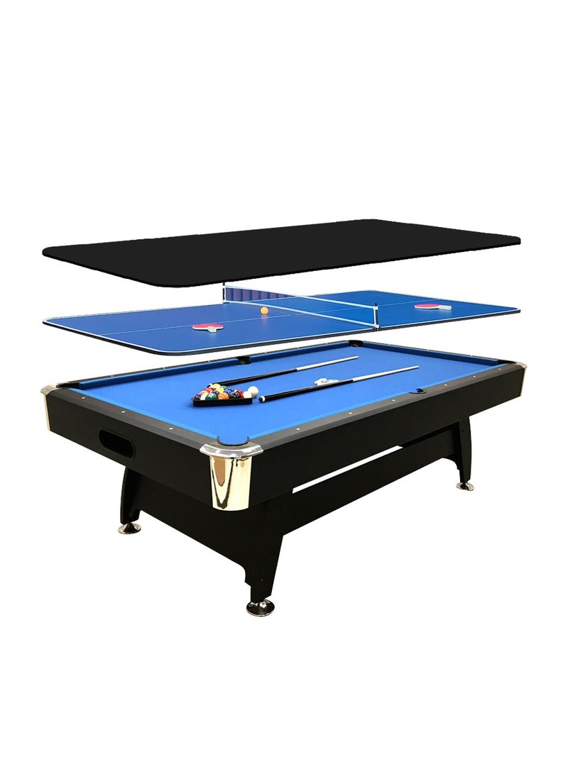 Generic 6FT Billiards Table 3 in 1 Professional Billiard Pool Tables  Scratch Resistant Luster Perfect for Family Game Room Adult rec Room  - Image 1