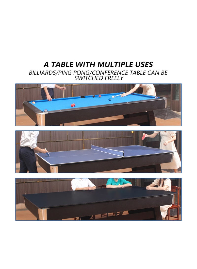 Generic 6FT Billiards Table 3 in 1 Professional Billiard Pool Tables  Scratch Resistant Luster Perfect for Family Game Room Adult rec Room  - Image 5