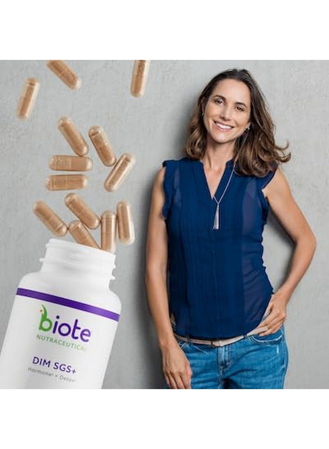 bioTE bioTE Nutraceuticals - DIM SGS + - Hormone + Detox (60 Capsules)  - Image 4