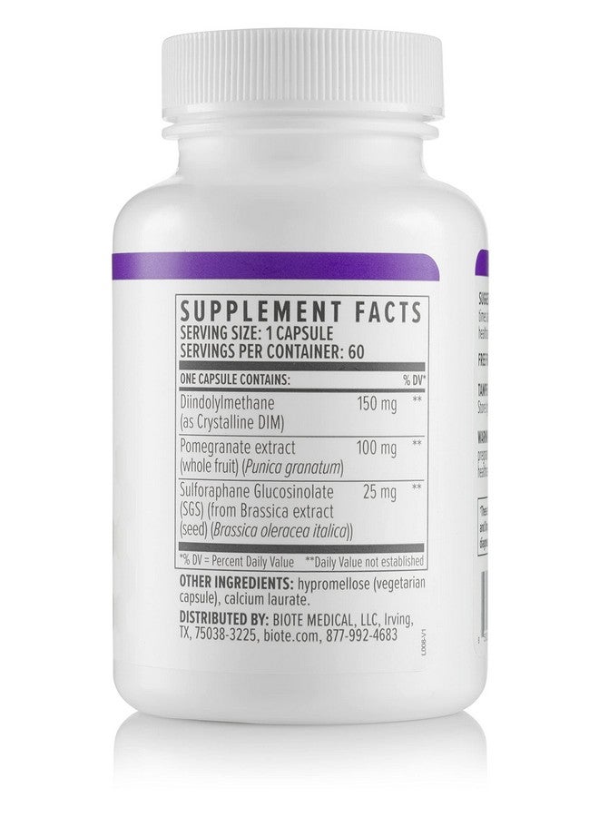 bioTE bioTE Nutraceuticals - DIM SGS + - Hormone + Detox (60 Capsules)  - Image 2
