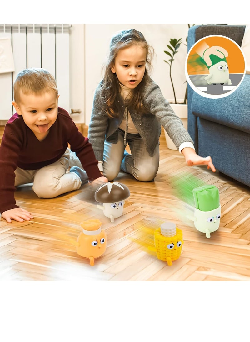 SOLARAE Blind Box Toy, 1Pcs Baby Push Go Friction Power Car Play Vehicles, Cartoon Vegetables Toys Racing Cars, Random Art Toy, Creative Gift, Best Birthday Gifts for Kids (Random Style) - Image 5