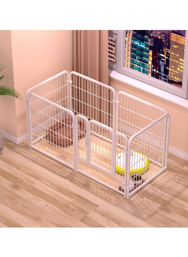 KLNAMAEAAN Heavy Duty Luxury Open Foldable Pet Cage with and Door 6 piece Fence  - Image 2