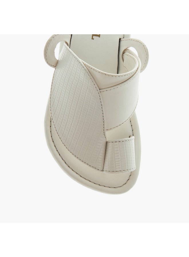 ال بي ال من شو اكسبرس صنادل عربية ولادي سهلة الارتداء بنقوش - Image 3