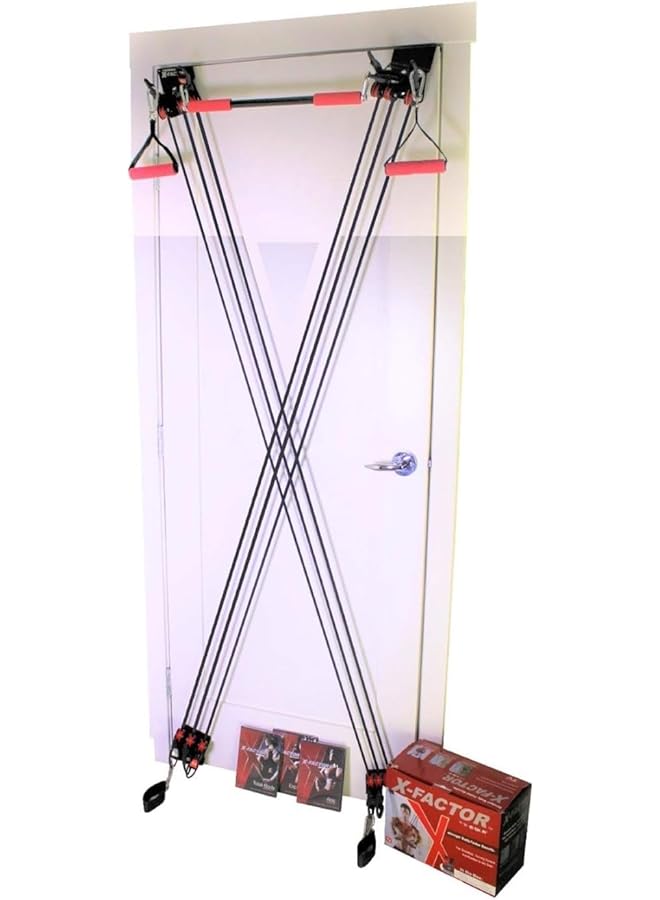 ALCOACH Home Fitness Resistance Band Training System Door Mounted Exercise Equipment With Handles Full Body Workout - Image 4