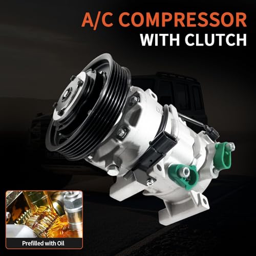 COOLIGO A/C Air Conditioner Compressor Fit for 2012-2017 Hyundai Accent, 2012-2017 Kia Rio 1.6L L4， with A/C Clutch,Replaces 977011R100, 977011R100DR, 977011W600 - Image 3
