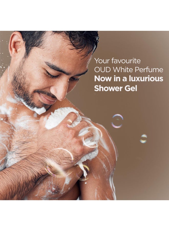 Bella Vita Luxury OUD WHITE Body Wash Shower Gel for Women & Men | 500ml | Unisex Bodywash with Aloe Vera Extract | Deep Cleansing, Hydrating, Moisturising | Suitable for All Skin Types - Image 2