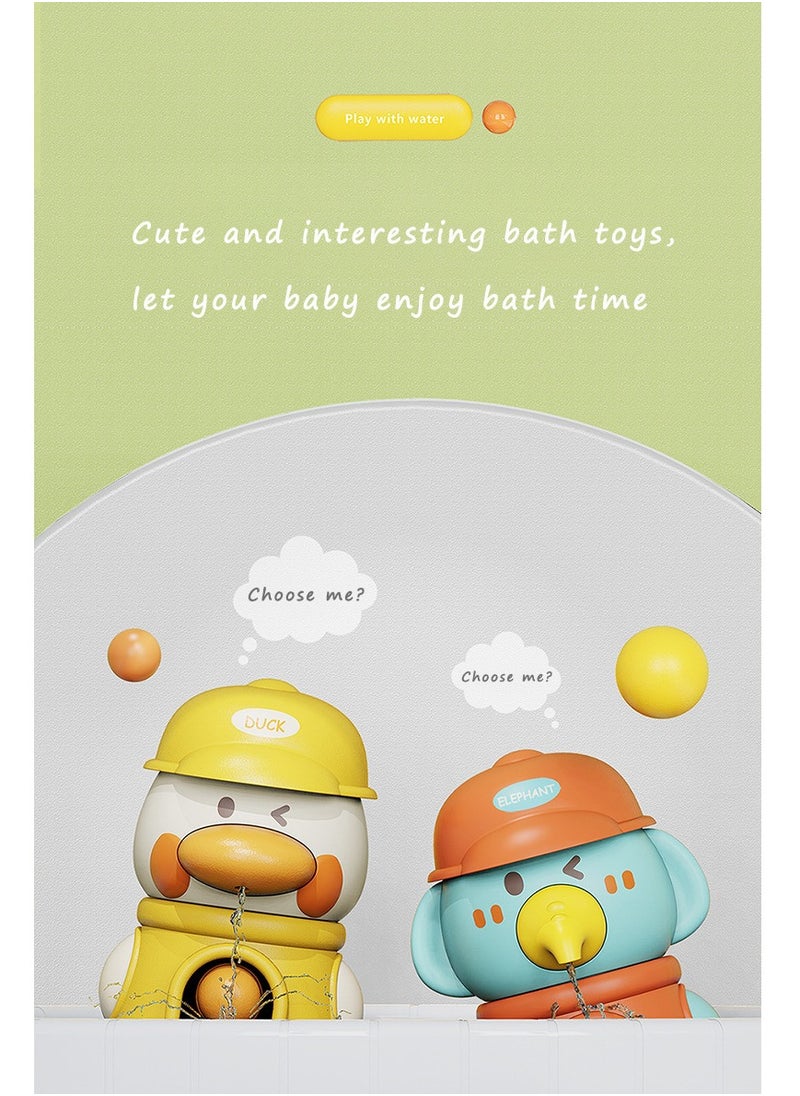 Generic - Set of 2 Kids Shower Bath Toys - Dynamic Spinning Water Wheel Bath Toy - Baby Shower Game - Shower Toys for Kids 1-3 Years Old - Image 1