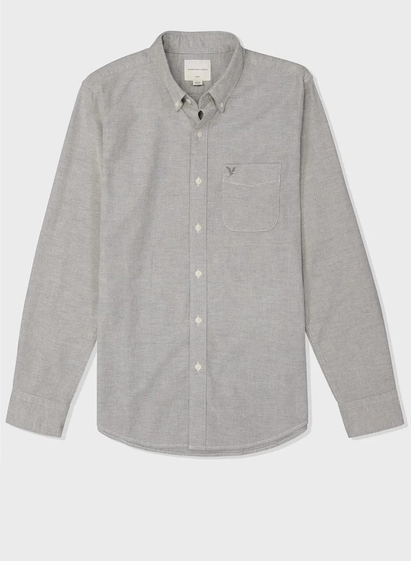 American Eagle Button Down Slim Fit Shirt