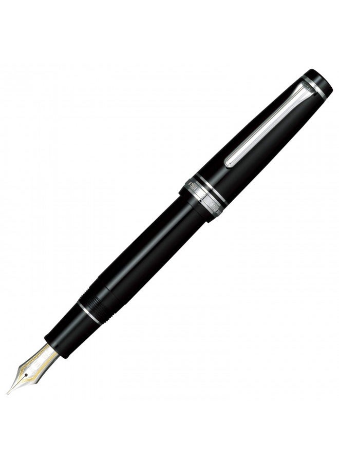 Sailor - Sailor Fountain Pen Professional gear silver 112037420 Middle Point - Image 1