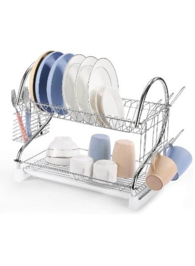 Silver dish drying rack