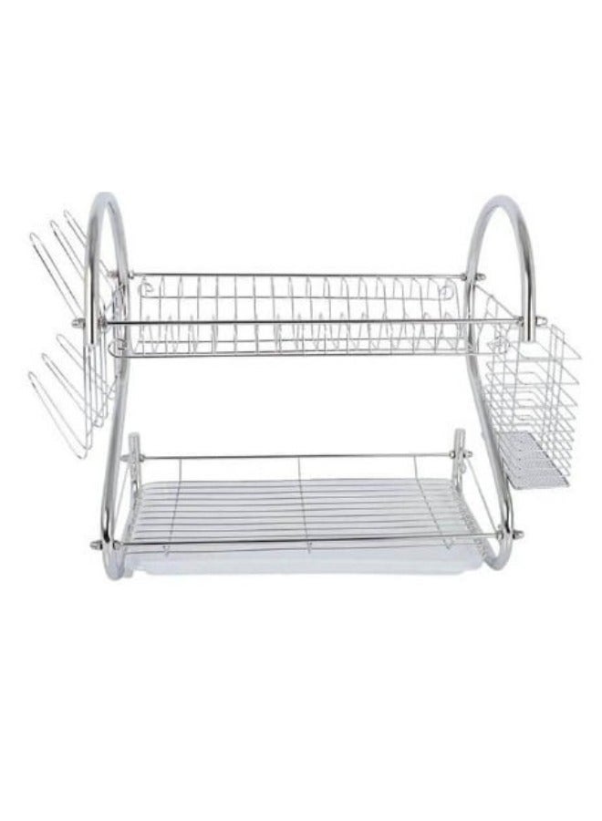 Silver dish drying rack