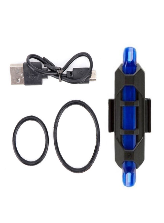 أضواء خلفية للدراجات قابلة لإعادة الشحن عبر منفذ USB، أضواء خلفية للدراجات الجبلية والطرق، أضواء تحذيرية للدراجات، أضواء خلفية للقيادة الليلية - Image 1