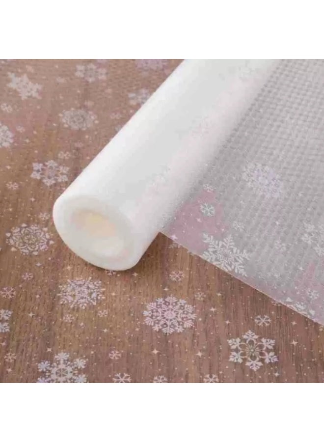 Arabest 2-Rolls Non-Adhesive Cupboard Cabinet Drawer Mat Clear 0.3*3m - Image 1