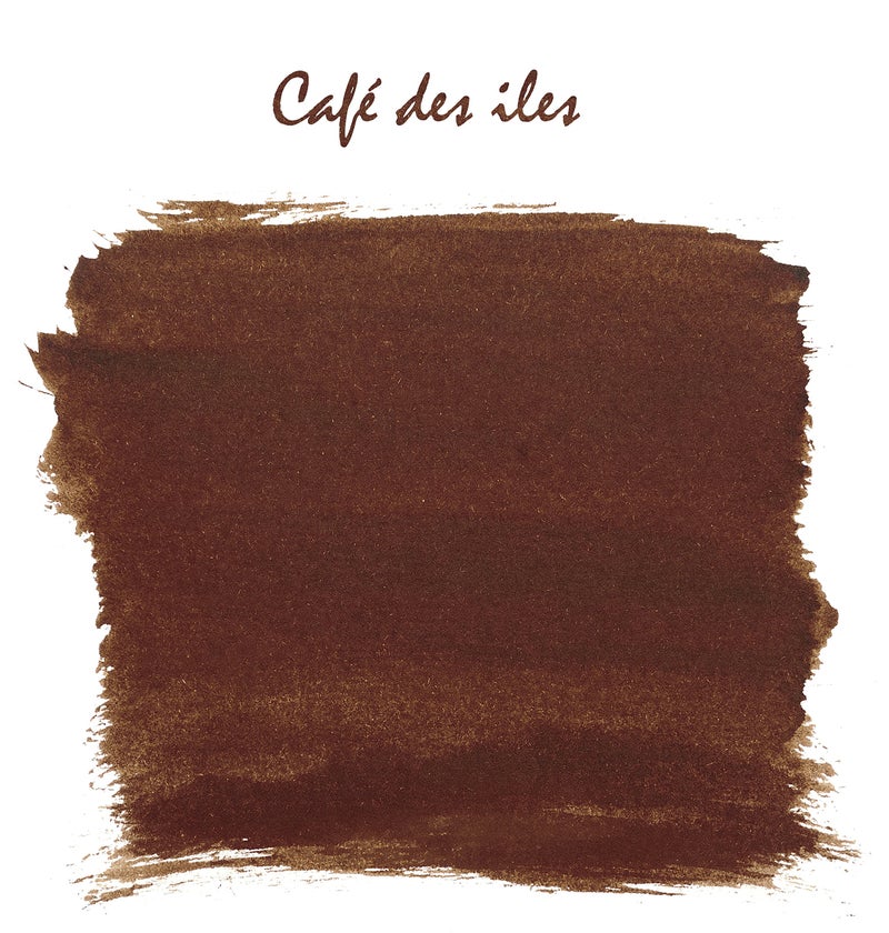 Jacques Herbin Herbin Fountain Pen Ink - 30ml Bottled - CafÃ© des Iles - Image 2