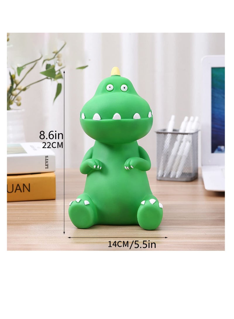 Excefore Dinosaur Money Bank, Lovely Kids Bank, Large Capacity Creative Money Coin Bank, Suitable for Boys Girls, Great Gifts for Birthday, Baby Shower - Image 2