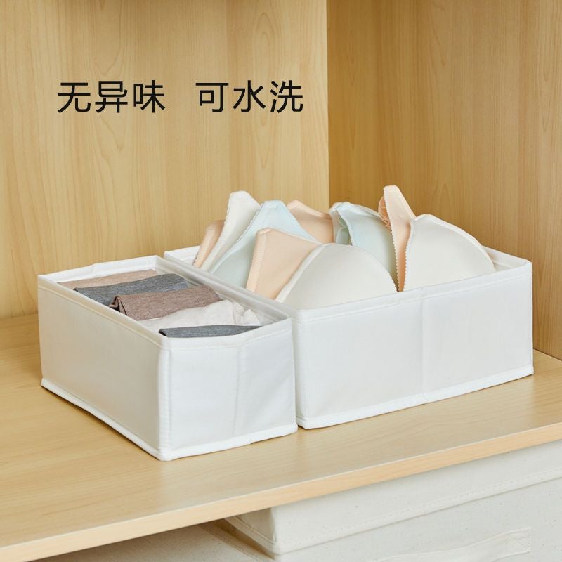 Fabric Underwear Storage Box Drawer Divided Panties Socks Bra Partition Sorting Box Storage Box Household - Image 3