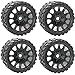 Powerhobby Raptor Belted Monster Truck RC TiresWheels w 17mm Hex 4 Sport Compound FITS Arrma Outcast Kraton Talion Notorious Fazon Speed Run - Image 3