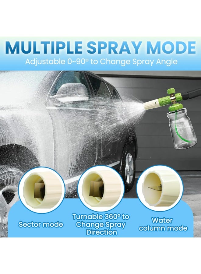 Arabest Foam Cannon for Pressure Washer, Upgraded Wide Mouth Snow Foam Cannon for Car Wash, Adjustable Thick Portable Car Wash Sprayer with 1/4" Quick Connector, Additional 1.1 mm Orifice Nozzle - Image 4