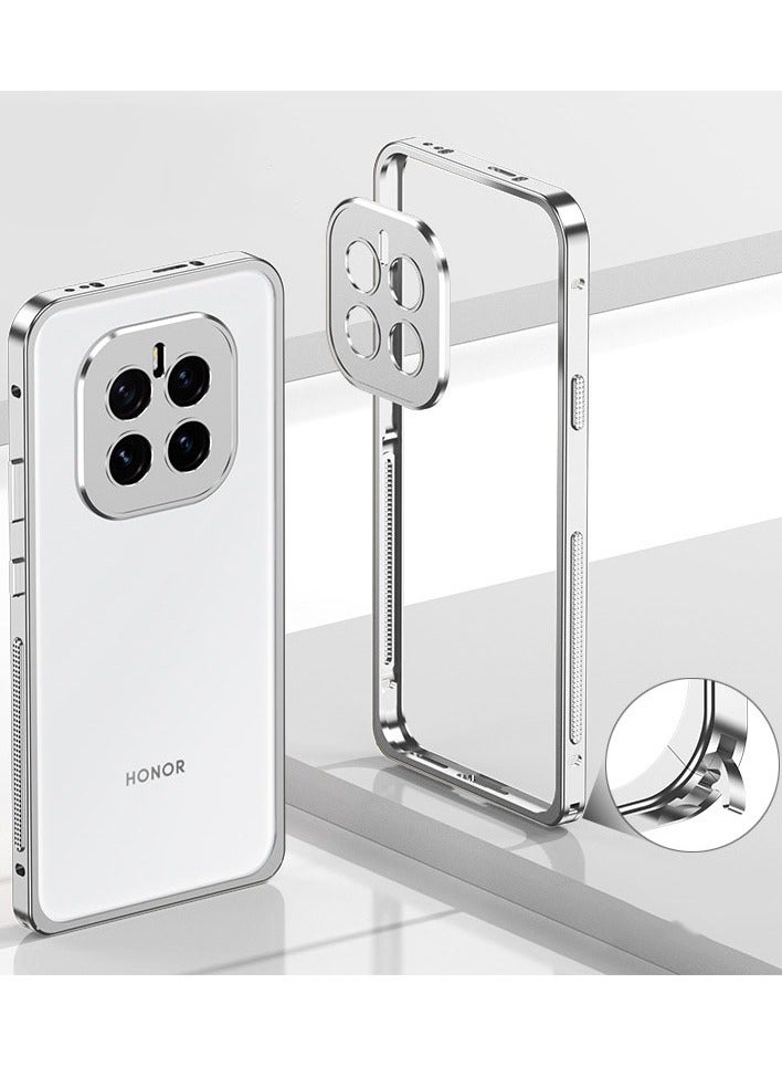 عام غطاء هاتف بدون إطار معدني متوافق مع هواتف هونر جي تي برو مع حامي عدسة الكاميرا، غطاء معدني مقاوم للصدمات، قشرة واقية مينيمالية - Image 1