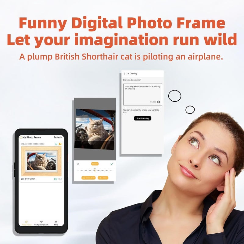 Bigme E-Paper Digital Photo Frame 7.3Inch - Image 3