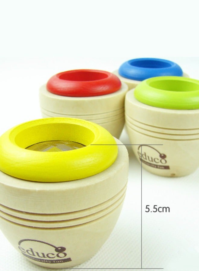 Kaleidoscope toys, children's toys, prisms, 2-pack wooden - Image 5