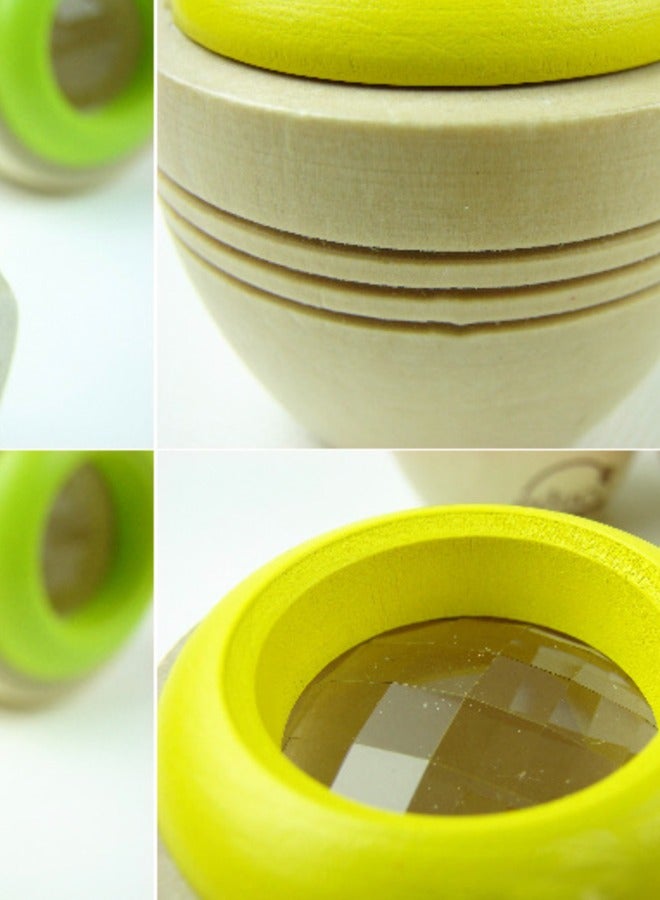 Kaleidoscope toys, children's toys, prisms, 2-pack wooden - Image 4