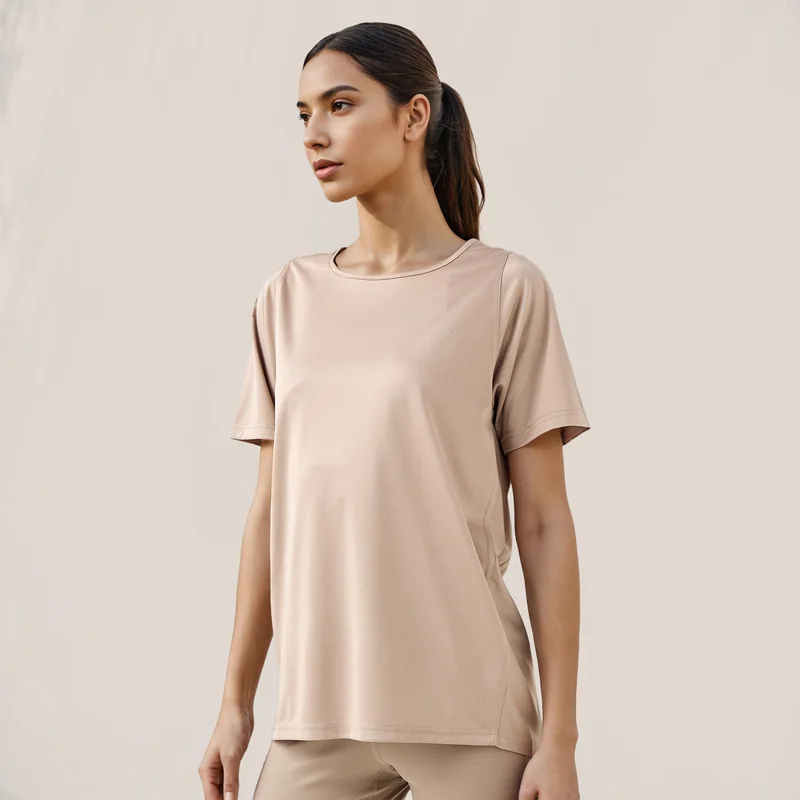 ADOT by Splash Regular Fit Crew Neck T-shirt with Short Sleeves