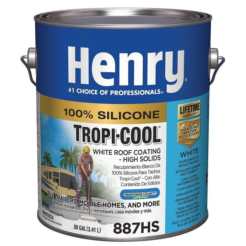 Henry Coating ROOF Silicone WHT .90G HE887HS042 - Image 3