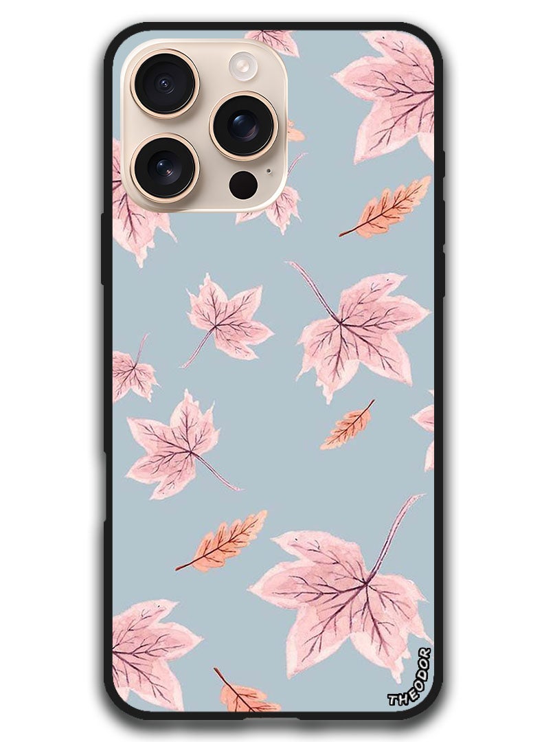 Theodor Protective Case Anti Scratch Shock Proof Bumper Cover For iPhone 16 Pro Max (6.9)-inch Autum Leaves - Image 1