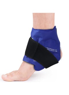 NEWGO NEWGO Ankle Ice Pack Wrap for Swelling, Ice Pack for Ankle Injuires Reusable Ankle Cold Pack Wrap Hot Cold Therapy Ankle Ice Wrap for Sprained Ankles, Achilles Tendonitis Ankle - Blue  - Image 1