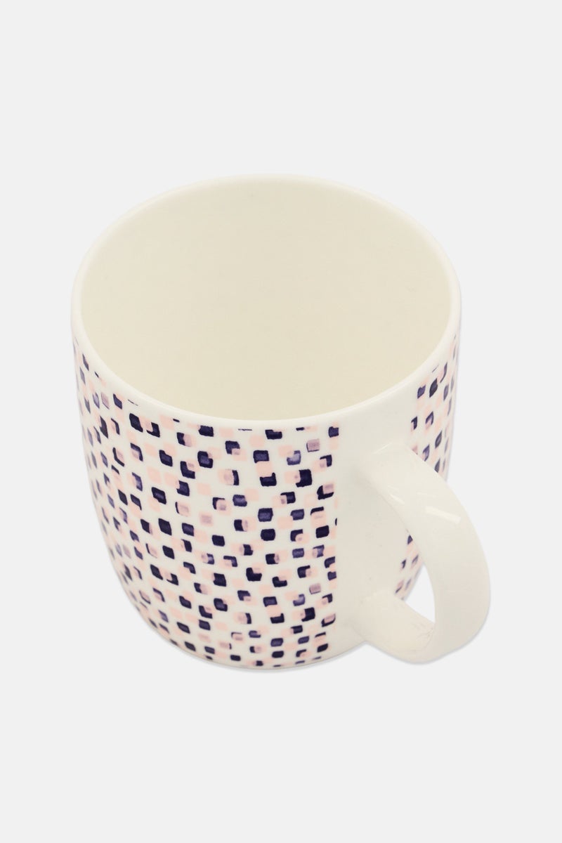 KitchenCraft Ceramic Graphic Print Mug 425 ml, Multicolor - Image 3