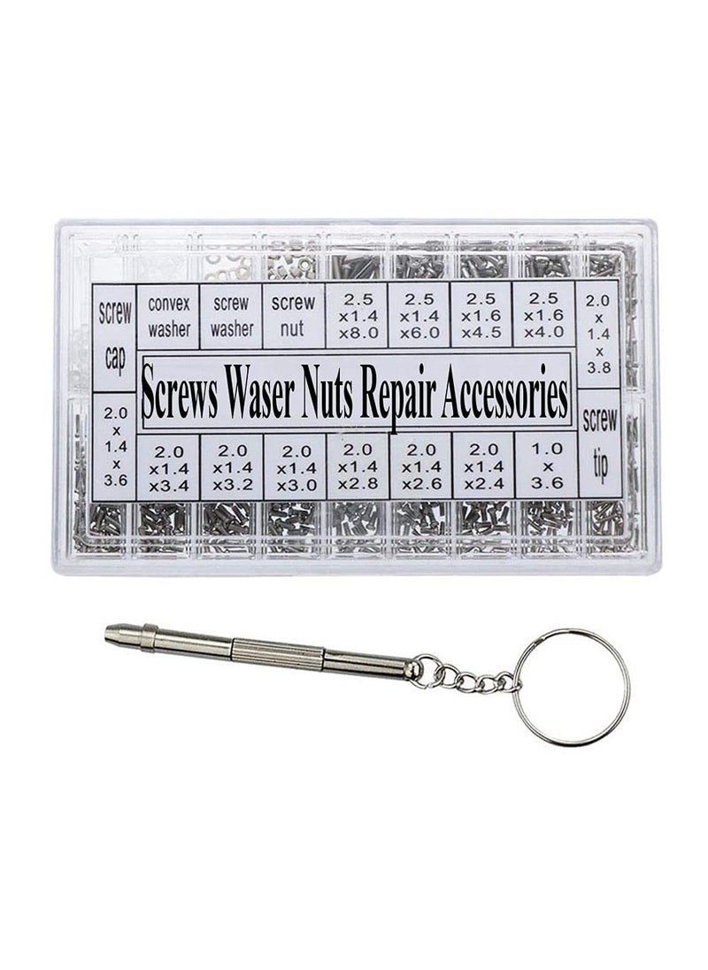 DIY Crafts DIY Crafts CTDIYHI23932 Micro Screws Set for Gadgets Camera Electronics Devices Mobile Laptop Screws Mini Screws Nail Nut Assortment  - Image 1
