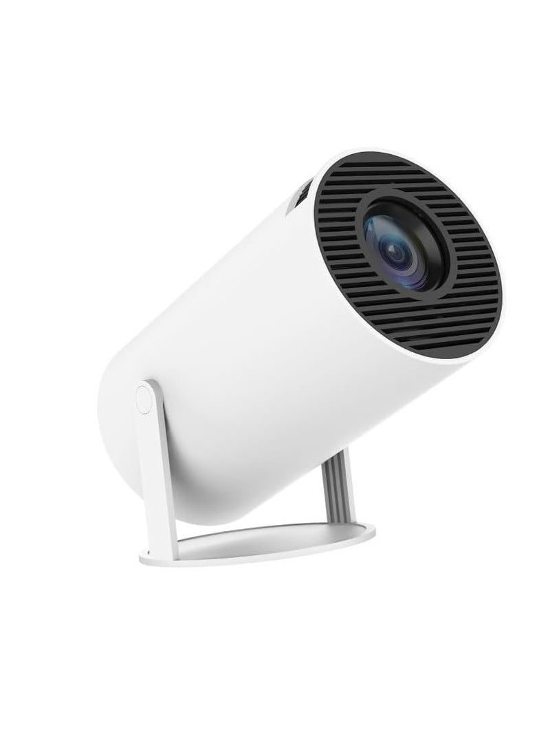 جهاز عرض ذكي محمول HY300 – بنظام أندرويد 11، سطوع 220 لومن ANSI، يدعم 4K/1080P، واي فاي 5G، بلوتوث 5.0، ودوران 180 درجة – سينما منزلية محمولة