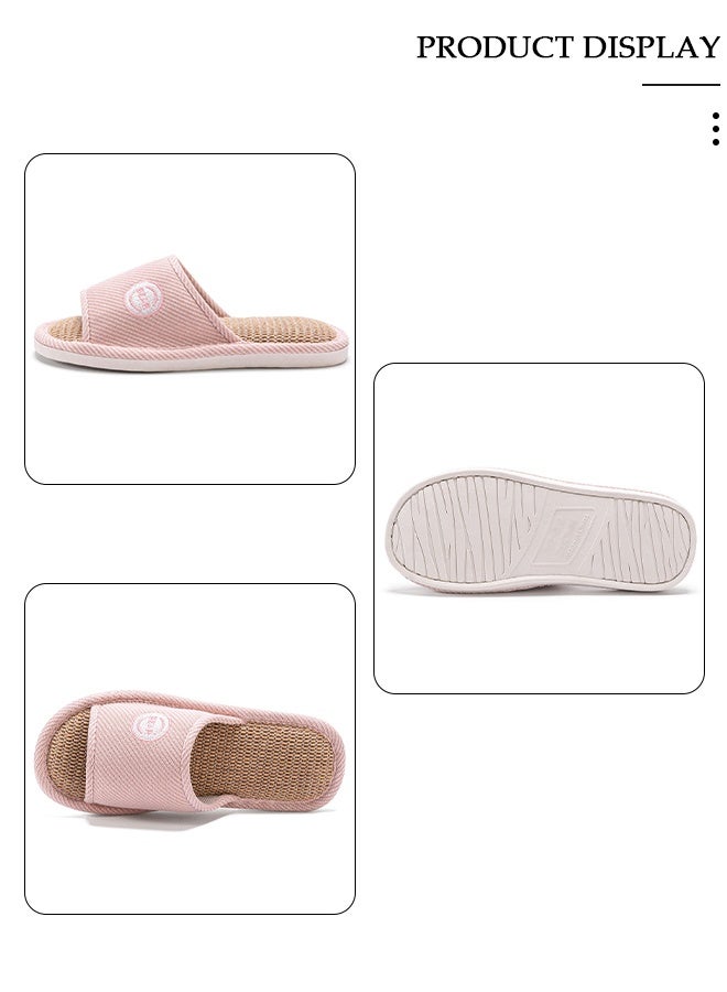 DUNISO Slippers for Women Memory Foam House Bedroom Slippers with Thick Sole Non-Slip Soft Slippers Open Toe Women's Bath Slipper House Sandals for Indoor & Outdoor - Image 3