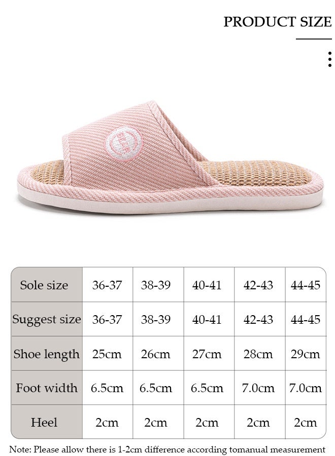 DUNISO Slippers for Women Memory Foam House Bedroom Slippers with Thick Sole Non-Slip Soft Slippers Open Toe Women's Bath Slipper House Sandals for Indoor & Outdoor - Image 4